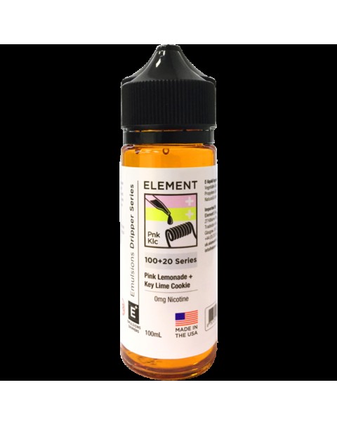 Element Emulsion: Pink Lemonade & Key Lime Cookie 0mg 100ml Short Fill E-liquid