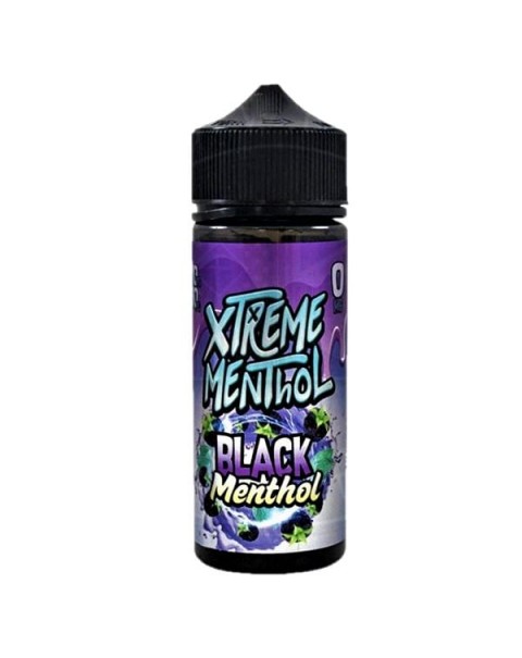 Xtreme Menthol: Black Menthol 0mg 100ml Short Fill E-Liquid