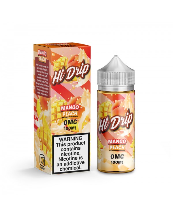 Hi Drip Mango Peach 0mg 100ml Short Fill E-Liquid