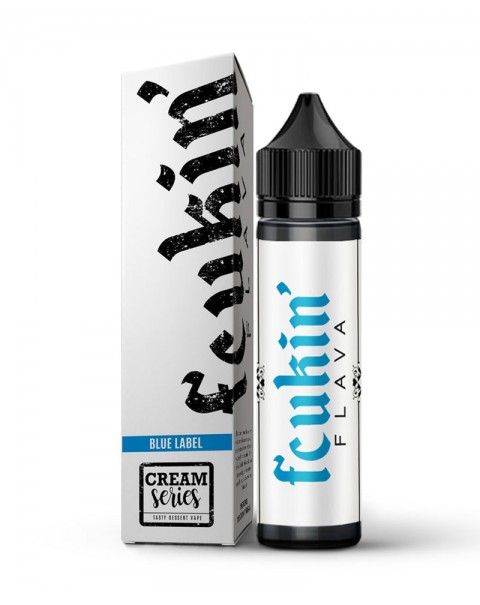Fcukin Flava Cream Series Blue Label 50ml 50VG/50PG Short fill 0mg E-liquid