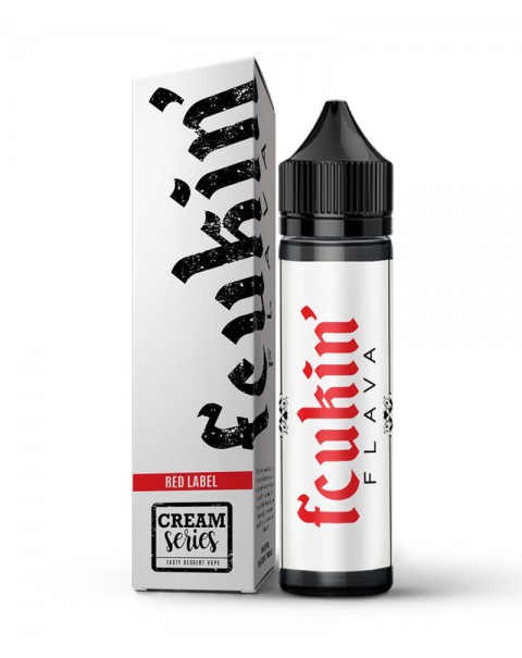 Fcukin Flava Cream Series Red Label 50ml 50VG/50PG Short fill 0mg E-liquid