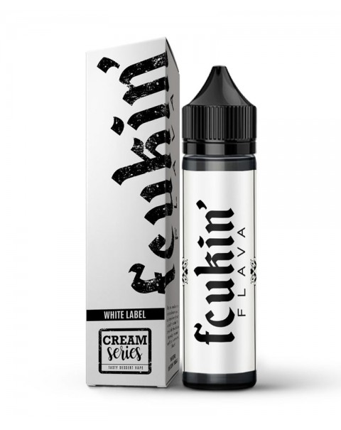 Fcukin Flava Cream Series White Label 50ml 50VG/50PG Short fill 0mg E-liquid