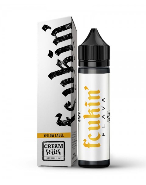 Fcukin Flava Cream Series Yellow Label 50ml 50VG/50PG Short fill 0mg E-liquid