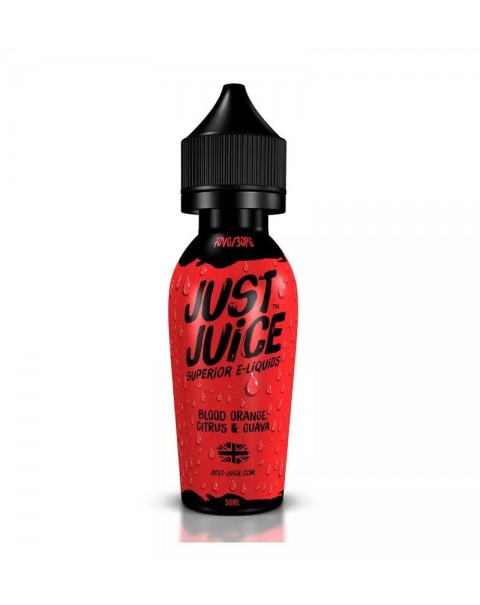 Just Juice Blood Orange, Citrus & Guava E-liquid 50ml Short Fill