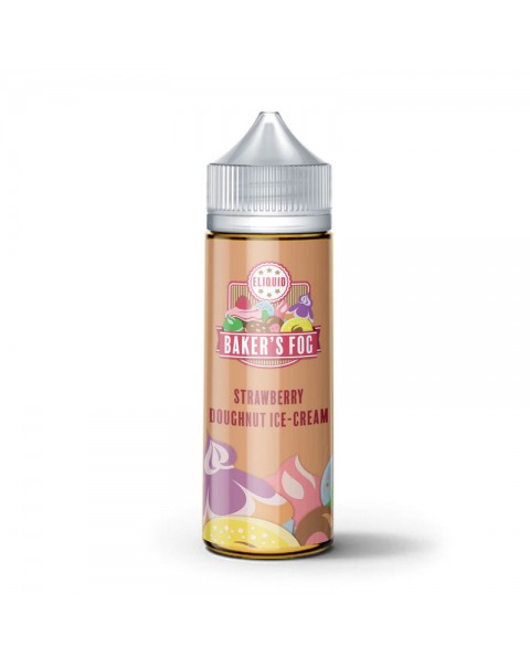 Bakers Fog Strawberry Doughnut Ice Cream E-liquid 100ml Short Fill