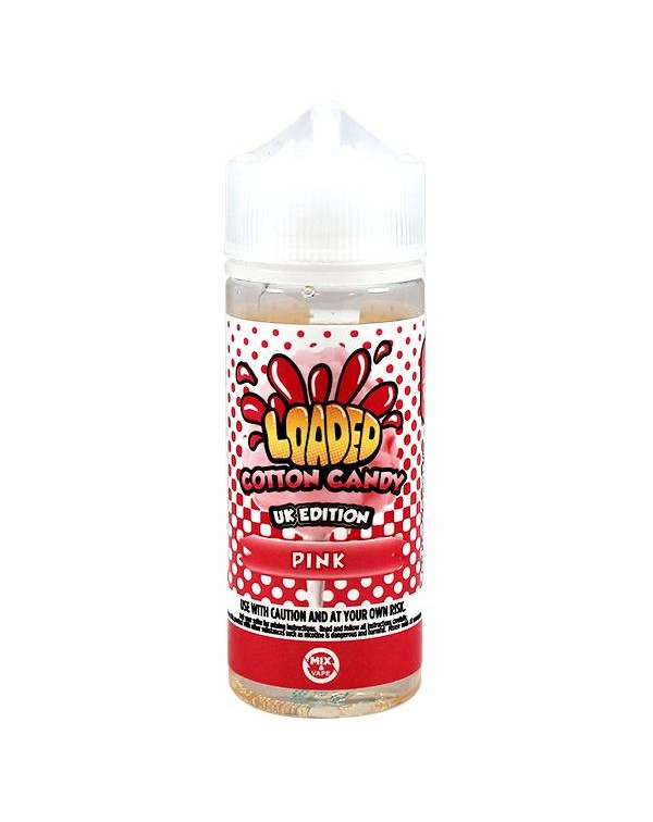 Loaded E-Juice Pink Cotton Candy E-liquid 100ml Sh...