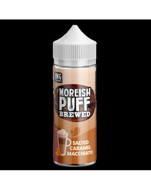 Moreish Puff Brewed Salted Caramel Macchiato 0mg 100ml Short Fill E-Liquid