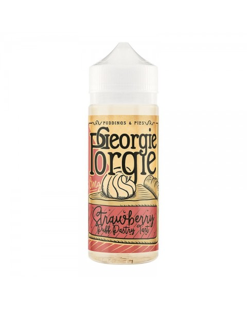 Georgie Porgie Strawberry Puff Pastry Tart E-liquid 100ml Short Fill