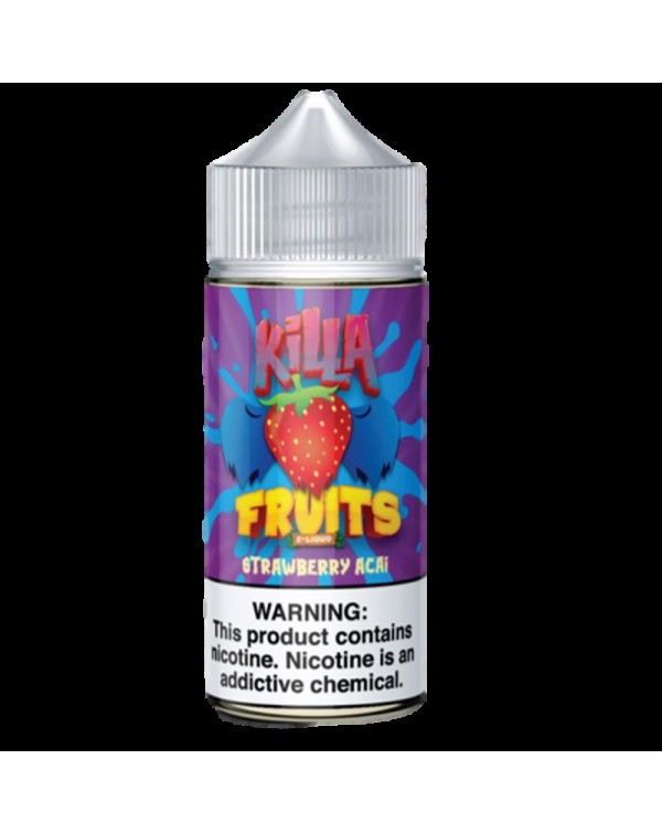 Killa Fruits Strawberry Acai E-liquid 100ml Short ...
