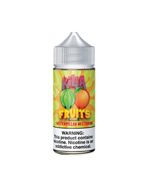 Killa Fruits Watermelon Nectarine E-liquid 100ml Short Fill