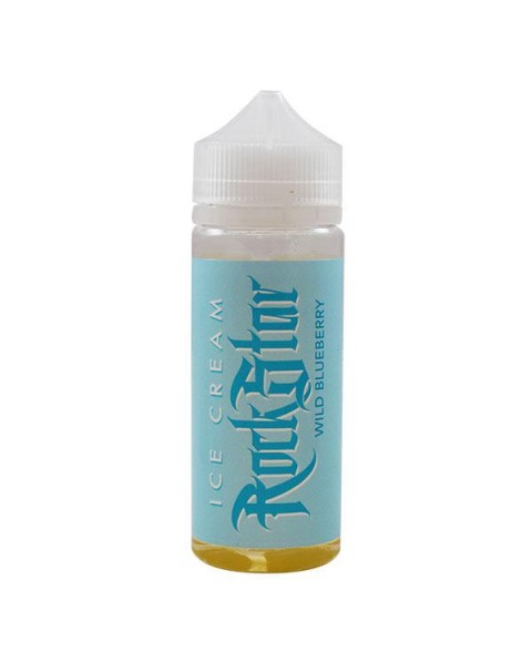 Rockstar Vape Ice Cream Wild Blueberry 0mg 100ml Short Fill E-Liquid