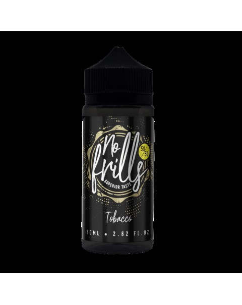 Tobacco E-liquid by No Frills 80ml Short Fill