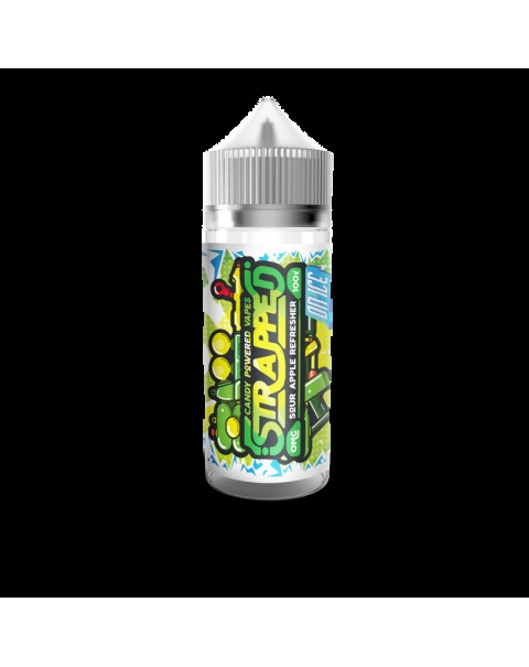 Strapped Sour Apple Refreshers on Ice E-liquid Short Fill