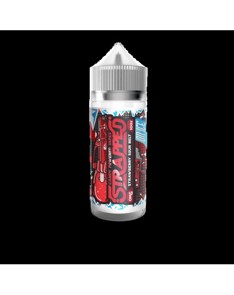 Strapped Strawberry Sour Belts on Ice E-liquid Short Fill