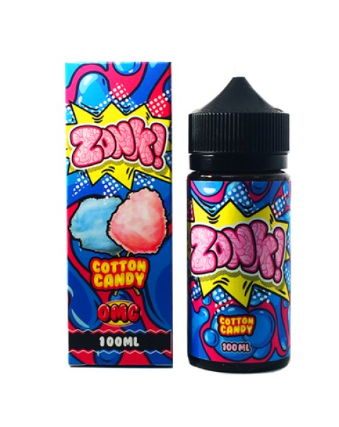 Zonk Cotton Candy 0mg 80ml Short Fill E-Liquid