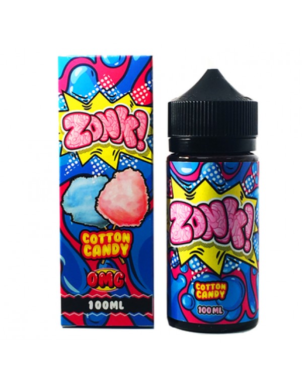 Zonk Cotton Candy 0mg 80ml Short Fill E-Liquid
