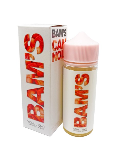 Bam's Strawberry Cannoli 0mg 100ml Short Fill