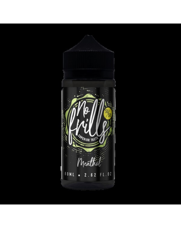 No Frills Menthol E-liquid 80ml Short Fill