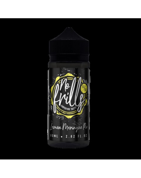 No Frills Lemon Meringue Pie E-liquid 80ml Short Fill