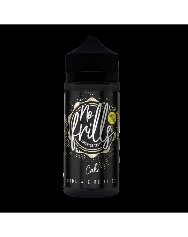 No Frills Cake E-liquid 80ml Short Fill