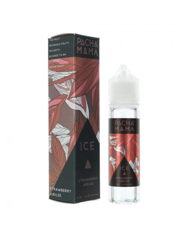 Pacha Mama Ice: Strawberry Jubilee 0mg 50ml Short ...