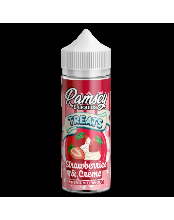 Ramsey E-Liquids Treats Strawberries Cream 0mg 100...