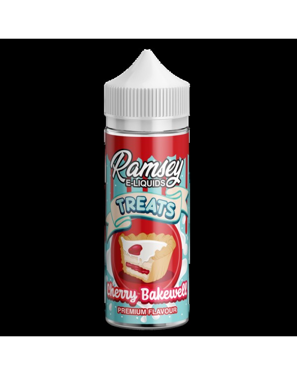Ramsey E-Liquids Treats Cherry Bakewell 0mg 100ml ...
