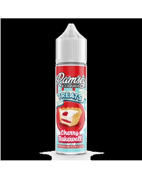 Ramsey E-Liquids Treats Cherry Bakewell 0mg 50ml Short Fill E-Liquid