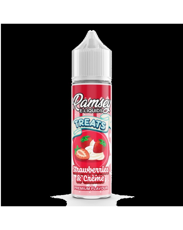 Ramsey E-Liquids Treats Strawberries Cream 0mg 50m...