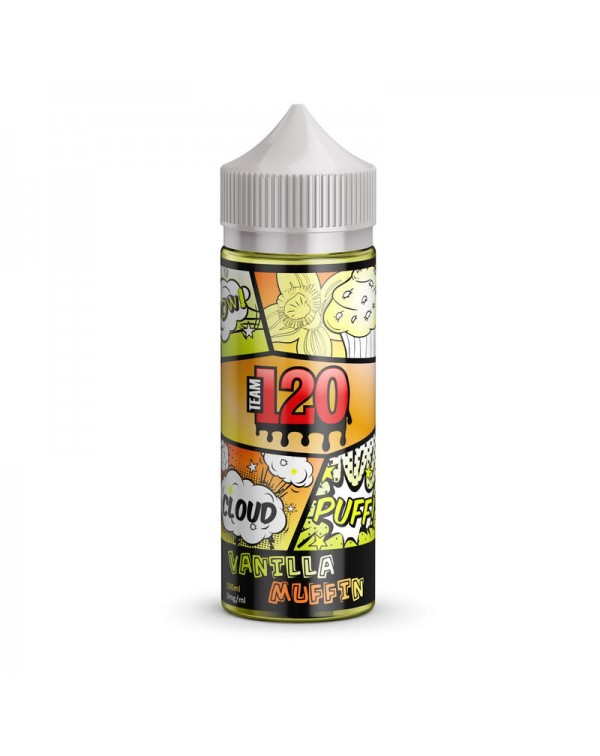 Team 120 Vanilla Muffin E-liquid 100ml Short Fill