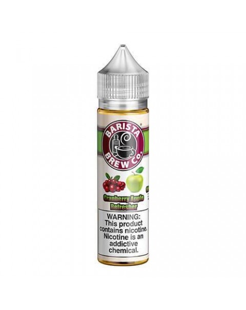 Barista Brew Co Cranberry: Apple Refresher E-Liquid 60ml Short Fill