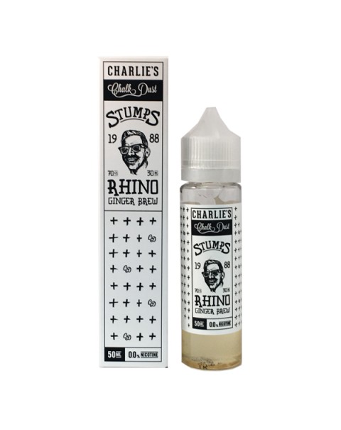 Charlie's Chalk Dust Stumps: Rhino E-liquid 50ml Short Fill