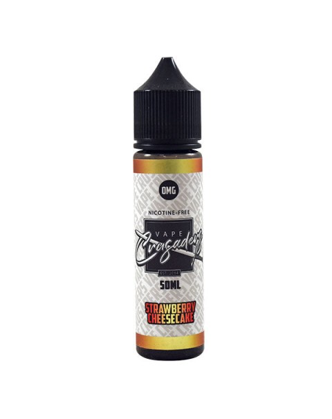 Vape Crusaders Strawberry Cheesecake 0mg 50ml Short Fill E-Liquid