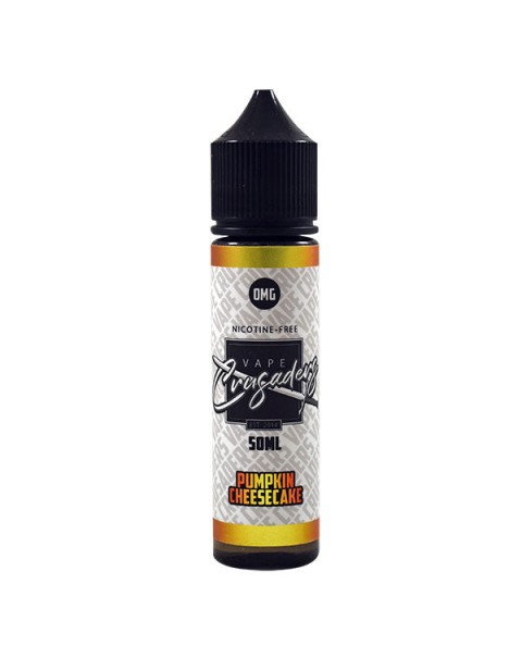 Vape Crusaders Pumpkin Cheesecake 0mg 50ml Short Fill E-Liquid