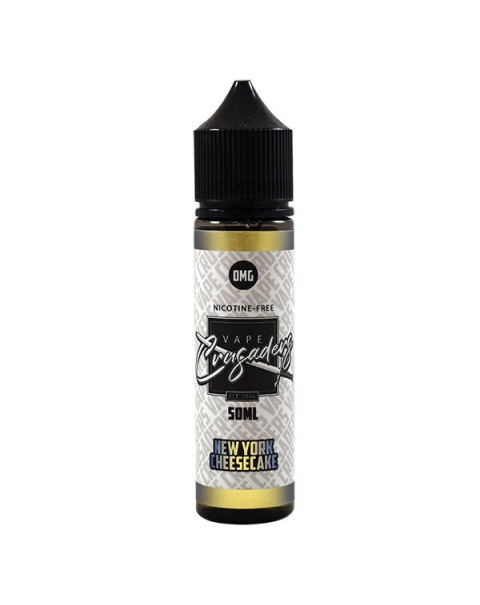 Vape Crusaders New York Cheesecake 0mg 50ml Short Fill E-Liquid