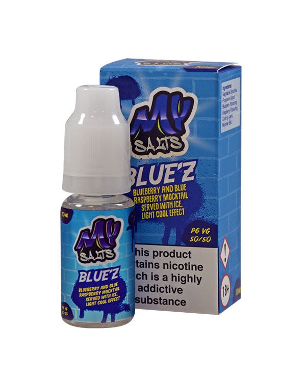 My E-Liquids My Salts: Blue'z 10ml Nic Salt