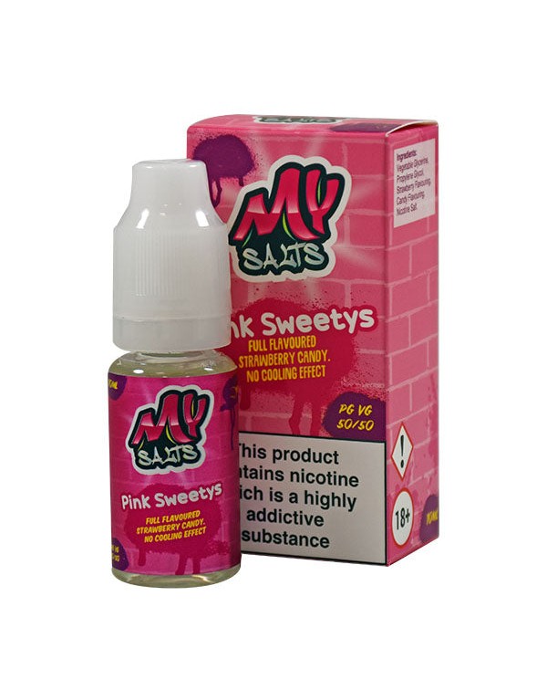 My E-Liquids My Salts: Pink Sweets 10ml Nic Salt