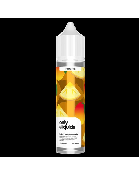 Only E-Liquids Fruits: Mango Pineapple 0mg 50ml Short Fill E-Liquid