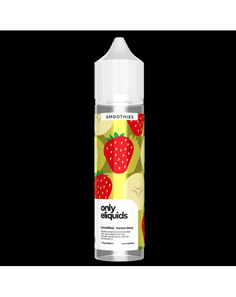 Only E-Liquids Smoothies: Banana Berry 0mg 50ml Short Fill E-Liquid