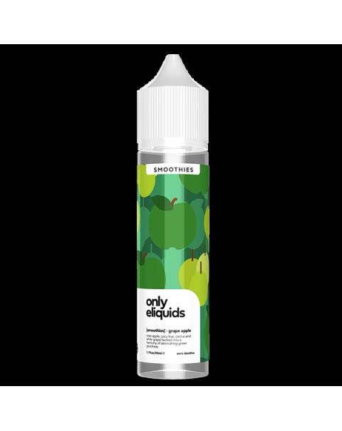 Only E-Liquids Smoothies: Grape Apple 0mg 50ml Short Fill E-Liquid