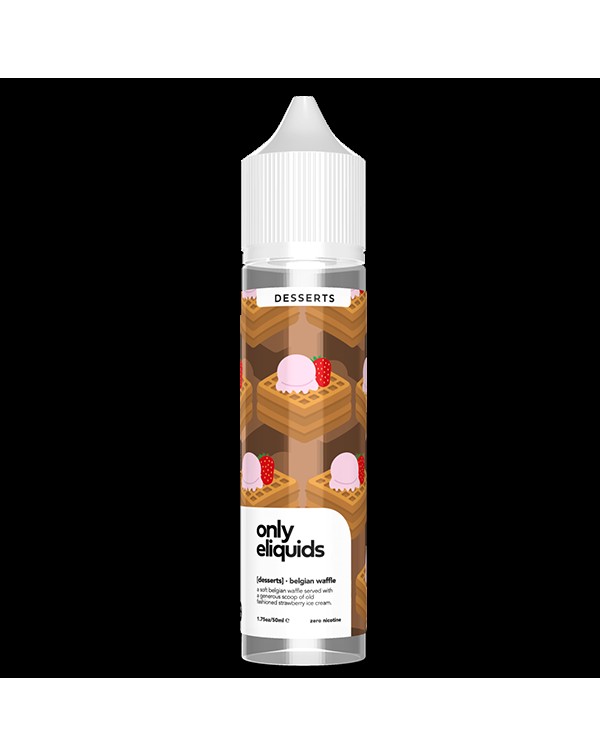 Only E-Liquids Desserts: Belgian Waffle 0mg 50ml S...