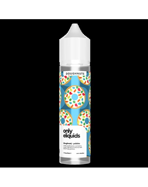 Only E-Liquids Doughnuts: Pebbles 0mg 50ml Short Fill E-Liquid