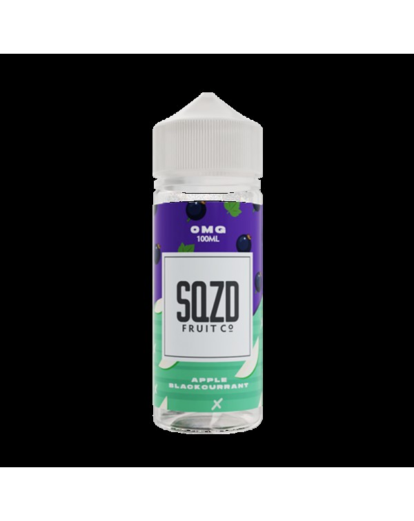 SQZD Apple Blackcurrant 0mg 100ml Short Fill E-Liq...