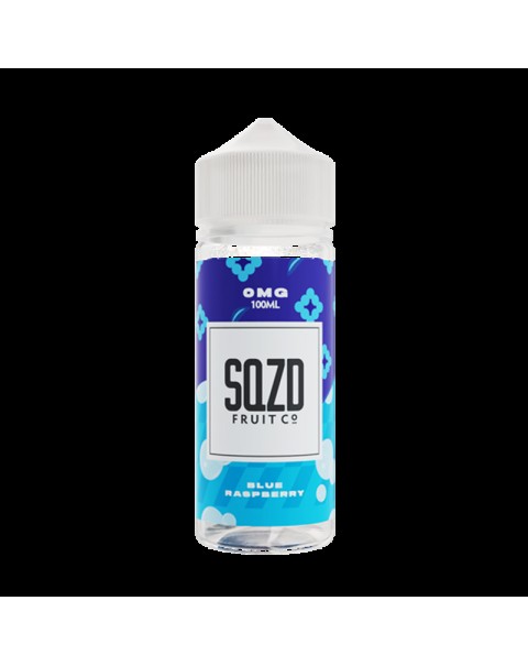 SQZD Blue Raspberry 0mg 100ml Short Fill E-Liquid