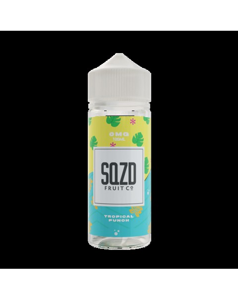 SQZD Tropical Punch 0mg 100ml Short Fill E-Liquid