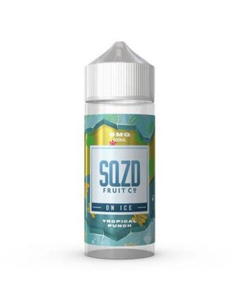 SQZD on Ice: Tropical Punch 0mg 100ml Short Fill E-Liquid