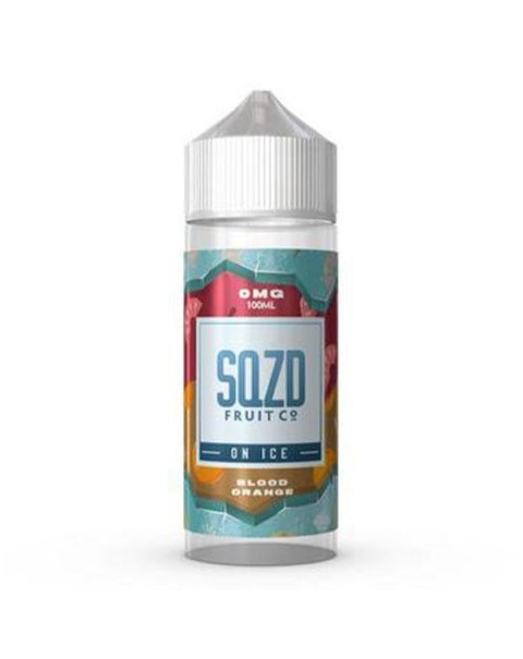 SQZD on Ice: Blood Orange 0mg 100ml Short Fill E-Liquid