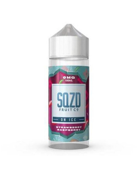 SQZD on Ice: Strawberry Raspberry 0mg 100ml Short Fill E-Liquid