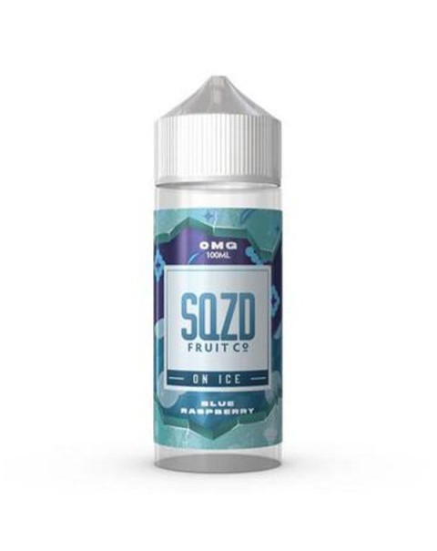 SQZD on Ice: Blue Raspberry 0mg 100ml Short Fill E-Liquid