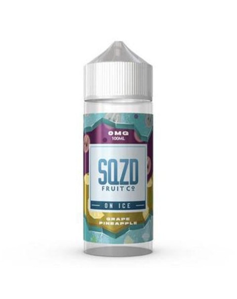 SQZD on Ice: Grape Pineapple 0mg 100ml Short Fill E-Liquid